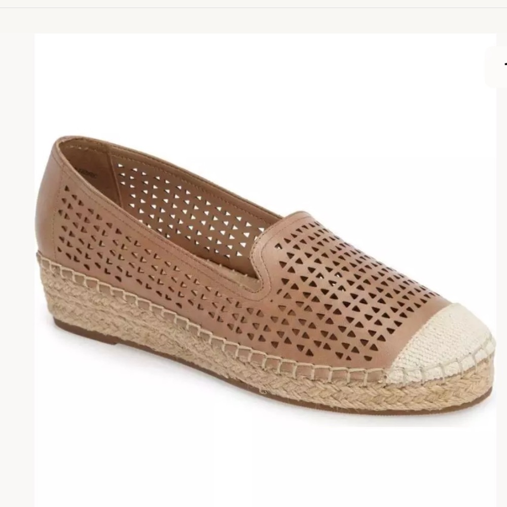 Bella Vita Saddle Leather Cutout Espadrill…